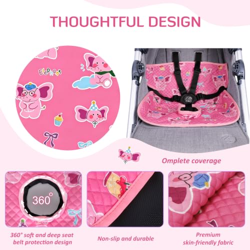 Image of INFANZIA Dry Seat,Car Seat Protector Waterproof Carseat Liner Potty Training Toddlers, Baby and Infants, Piddle Pad for Carseats Strollers (Elephant, 2 Packs