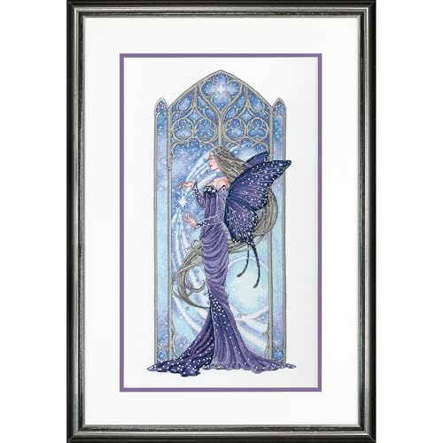 Dimensions 70-09618 Gold Collection Wintertime Fairy Advanced Counted Cross Stitch Kit thumb #5