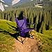 Kijaro Dual Lock Portable Camping Chairs - Enjoy the Outdoors with a Versatile Folding Chair, Sports Chair, Outdoor Chair & Lawn Chair - Dual Lock Feature Locks Position – Kawachi Purple