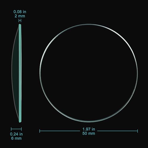 Miniatura 10 de stonylab Juego de 10 vasos de cristal de 3.937 in, con borde de tierra, tapa de vaso de borosilicato, tapa evaporadora para plato, para laboratorio