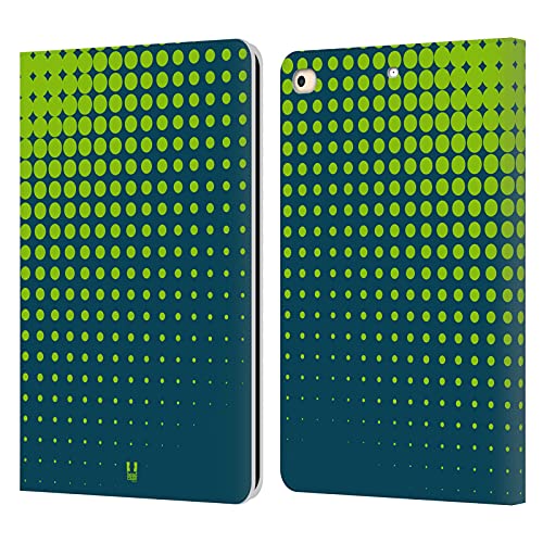 Étui cuir iPad 9.7 2018 avec support vidéo et fentes pour cartes Chaux Demi-Teintes