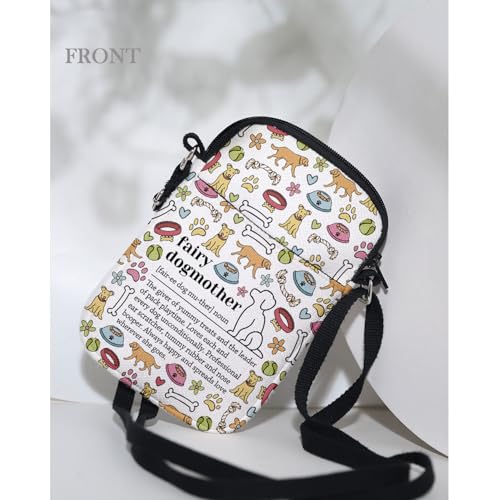 MAOFAED Fairy Dogmother Definition Crossbody Bag for Dog Mom, Dog Lover Gift, Doggy Owner Gift, Mother's Day Gifts(fairyDogmother)3