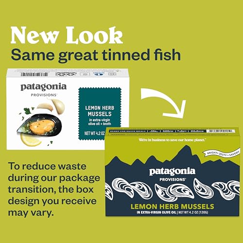 Patagonia Provisions - Lemon Herb Mussels in Extra Virgin Olive Oil | Responsibly sourced | 16g Protein & Gluten Free - Thumbnail 2