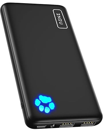 INIU Power Bank, Portable Charger 10000mAh Slimmest & Lightest High-Speed USB C Input & Output, PowerBank Triple 3A Phone Battery Pack for iPhone 17 16 15 14 Plus Pro Max Mini Samsung Xiaomi iPad