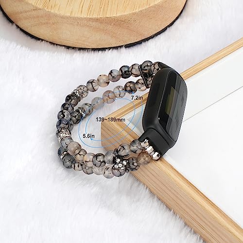 Pulsera de cuentas compatible con Fitbit Inspire 3 para mujer miniatura 4