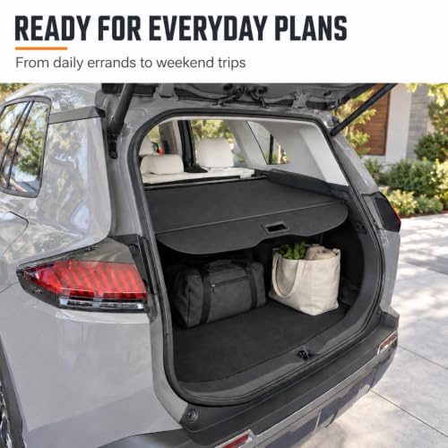 Image of Cargo Cover for All-New Toyota RAV4 2026 Accessories(Carbon Fiber Look),Trunk Cover Rear Security Shielding Shade for 2026 Toyota RAV4 Accessories XA60 Only(Upgraded)