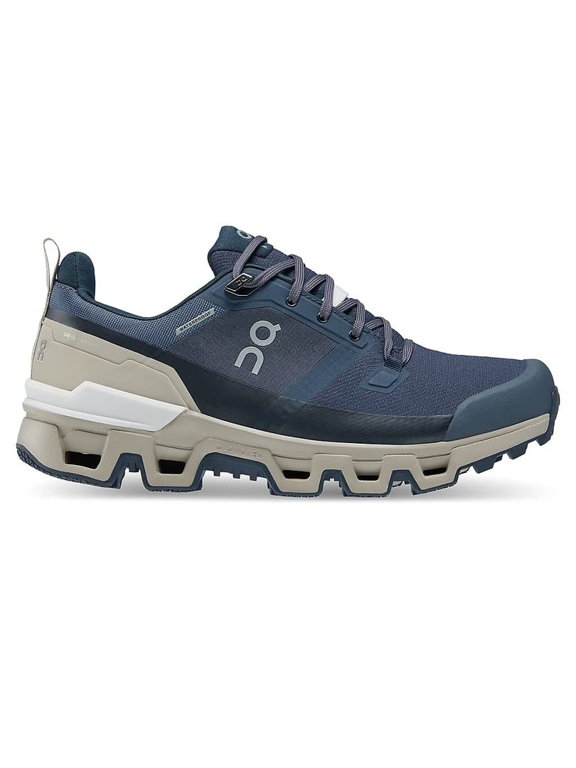 ON Cloudwander Waterproof, Botas de Senderismo Mujer, Navy Desert, 40 EU