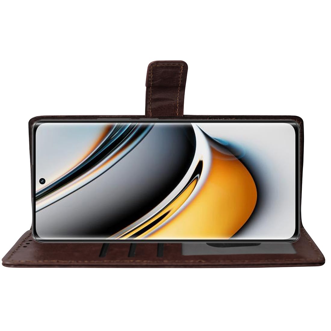 Realme 11 Pro Flip Cover - Leather Wallet Case -4