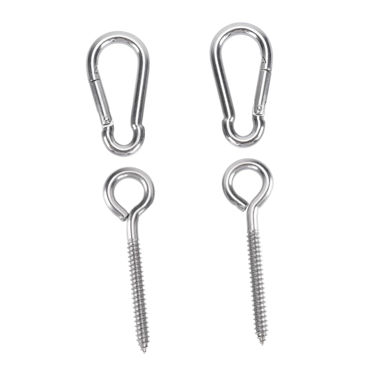 ERINGOGO 4pcs Swing Fixing Hooks Kit Strong Hook Swing Set Accessories for Indoor Outdoor Ceiling Mounts Swing Chair Swing