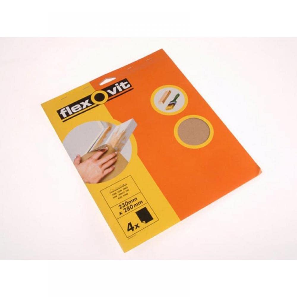 FlexovitGlasspaper Sanding Sheets 230 X 280 Mm Assorted (25)