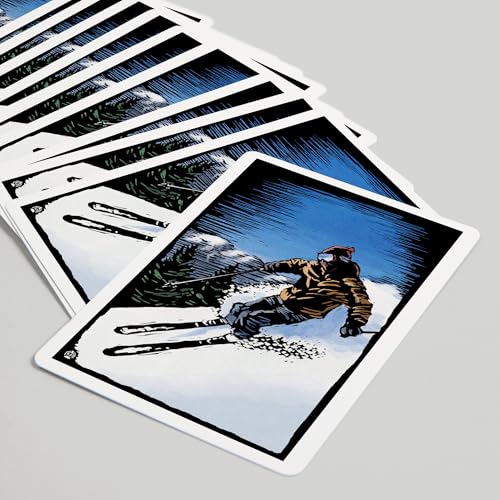 Baraja de Cartas Poker Downhill Skier 52 Piezas miniatura 5