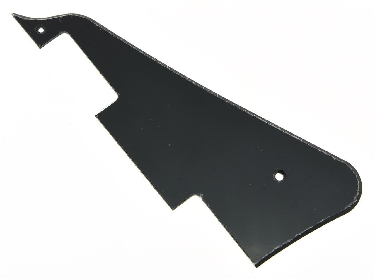 KAISH LP Standard Pickguard Guitar Pick Guard Scratch Plate for Les Paul Guitars Made in USA Solid Black 1 Ply