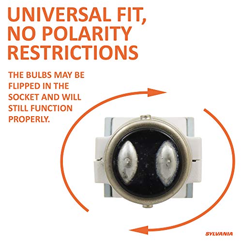 Sylvania - 2357 Zevo Led Amber Bulb - Bright Led Bulb, Ideal For Park And Turn Lights (Contains 2 Bulbs) #TOP5