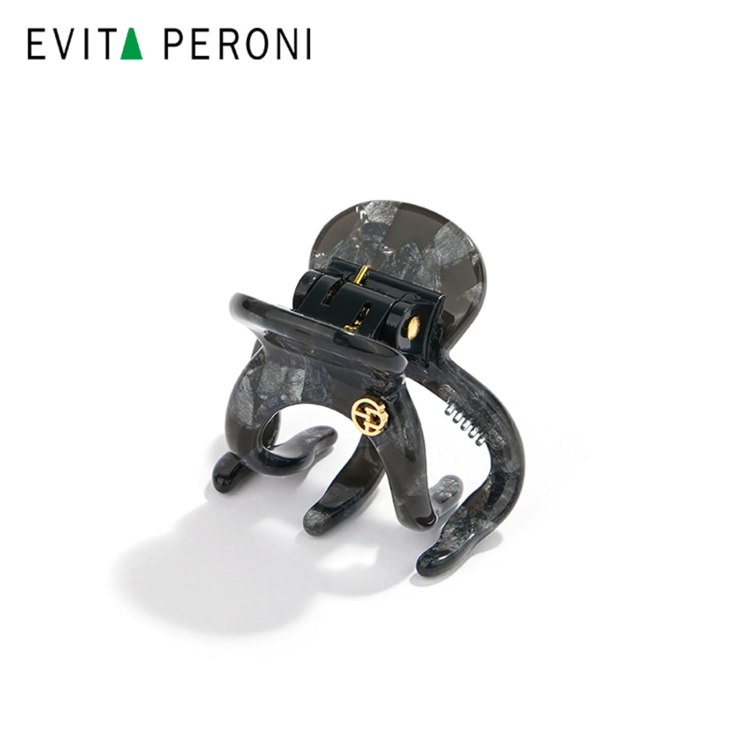 EVITA PERONI Hair Claw Clips for Thick Hair Women Small Hair Clips for Women Strong Hold Ponytail Hair Clip No Slip Jaw Clamps Girls-Gray