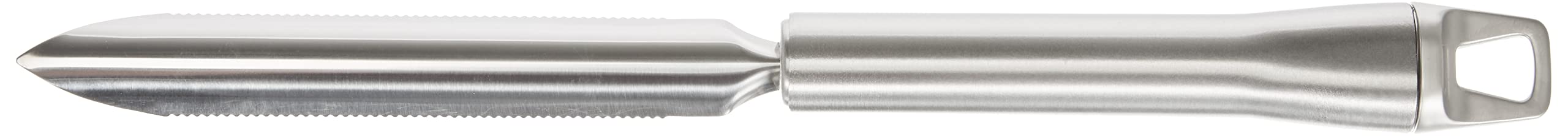 Paderno 48278-54 Scava Zucchine Seghettato, Ustensili Professionali per preparare Zucchine e Cetrioli, in Acciaio Inox, 25 cm