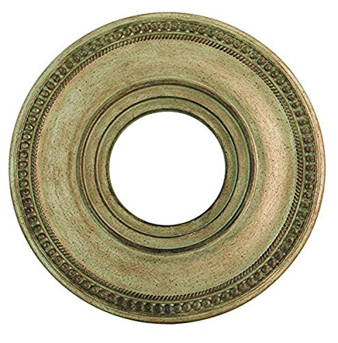 Exclusive Discount 80% Offer Livex Lighting 82072-73 Traditional Ceiling Medallion from Wingate Collection in Pwt, Nckl, B/S, Slvr. Finish, Hand Painted Antique Silver Leaf