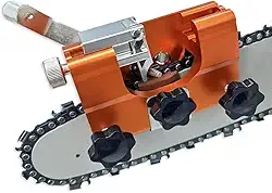 Afiador De Corrente Para Motosserra Com 3 Cabeças 8 A 20 Pol