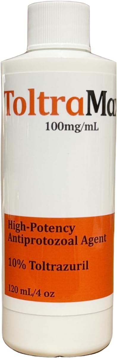 Toltrazuril 10.0% for Horses, Dogs, Cats, 120mL/4 Ounce, for Non-Food Chain Animals, Peanut Butter