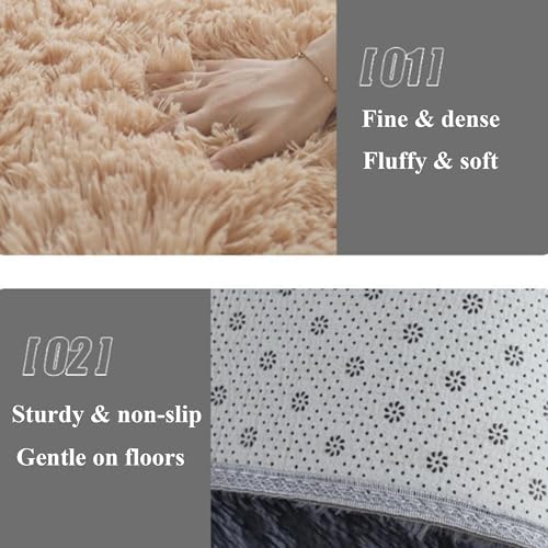 Tapis doux et moelleux lavable avec base antidérapante - 7