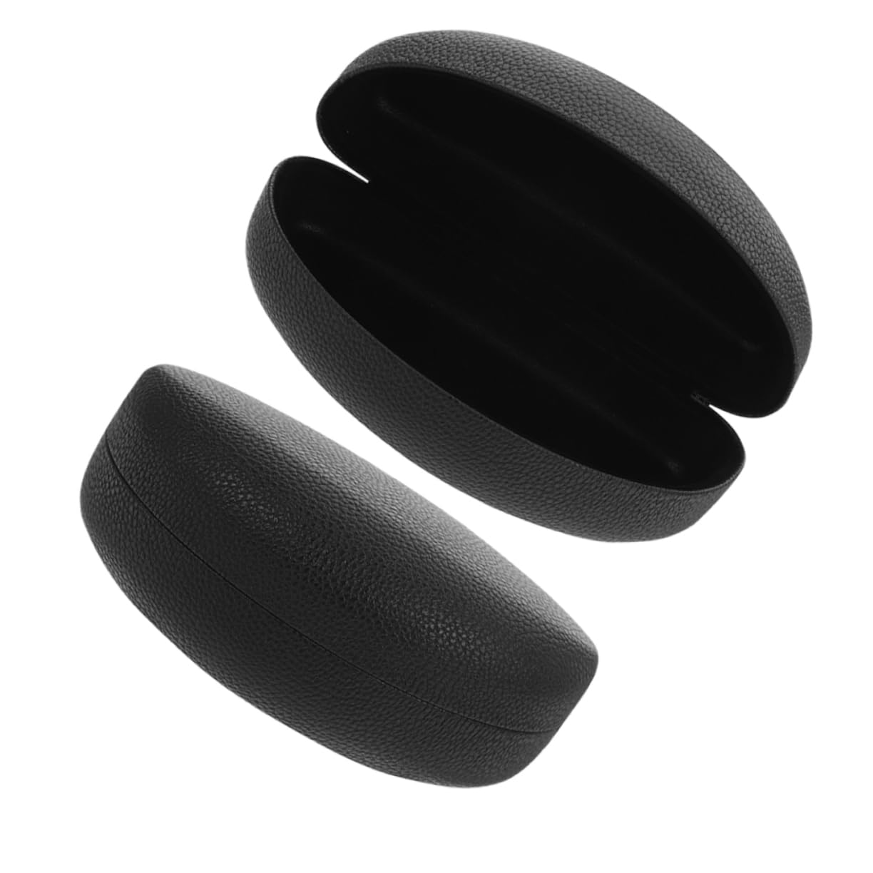 FOMIYES Étui à Lunettes De Soleil Étui Rigide Pour Lunettes De Soleil Porte-lunettes De Soleil Étui De Rangement Pour Lunettes De Soleil Récipient à Verres Black Feuille De Fer