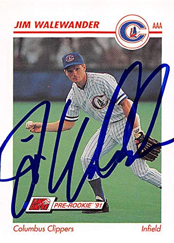 Autograph Warehouse 344216 Jim Walewander Autographed Baseball Card - New York Yankees FT 1991 Impel Minor League Pre Rookie No. 122