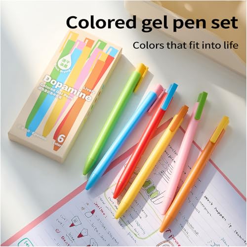 Set de 12 Bolígrafos de Gel Pastel Retráctiles miniatura 4