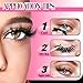 Veleasha High Volume Mink Lashes Cruelty-free 25mm Long 3D Eyelashes Dramatic Look for Makeup (45A)/False Eyelashes