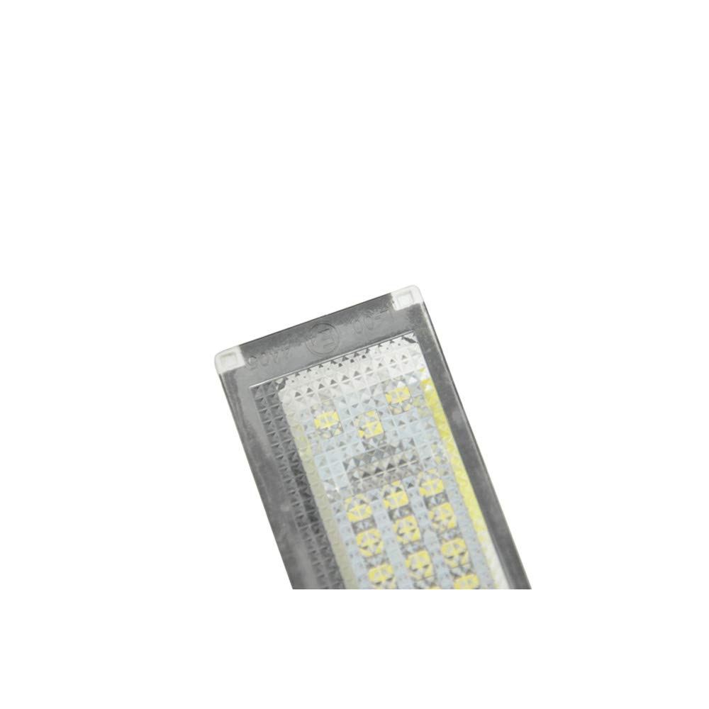 AUTOSTYLE Juego de luces de matrícula LED a medida compatible con Mini One/Cooper/S/Cabrio R50/R52/R53 2001-2006, Negro