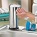 Produktbild FullBerg 2 Stücke 280ml Seifenspender Sensor Infrarot Automatischer Shampoospender Spender Edelstahl Geeignet für Krankenhaus, Badezimmer, Küchen, Hotels und Restaurants (Silber)