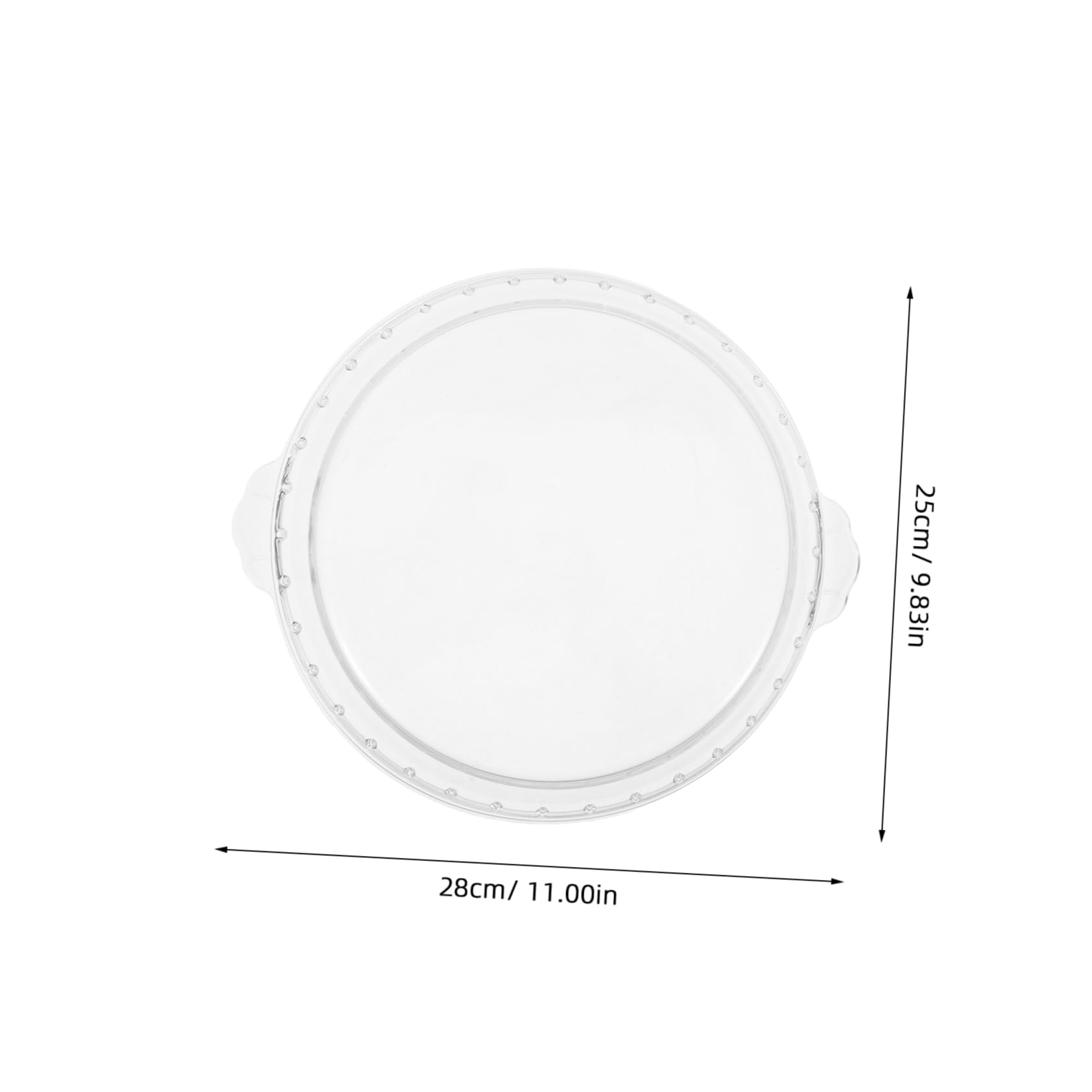 COLLBATH Glass Microwave Cover for Food Plate Dual Use Baking Dish with Handles for Oven and Microwave Cooking Dishwasher Safe