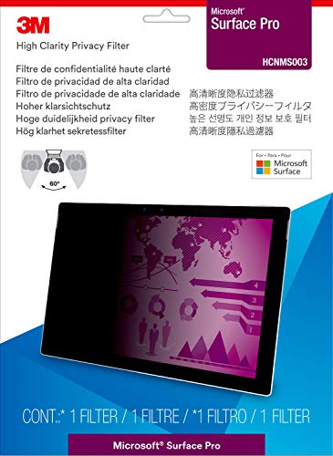 Image of 3M High Clarity Privacy Filter for Microsoft Surface Laptop with Comply Attachment System (HCNMS002)