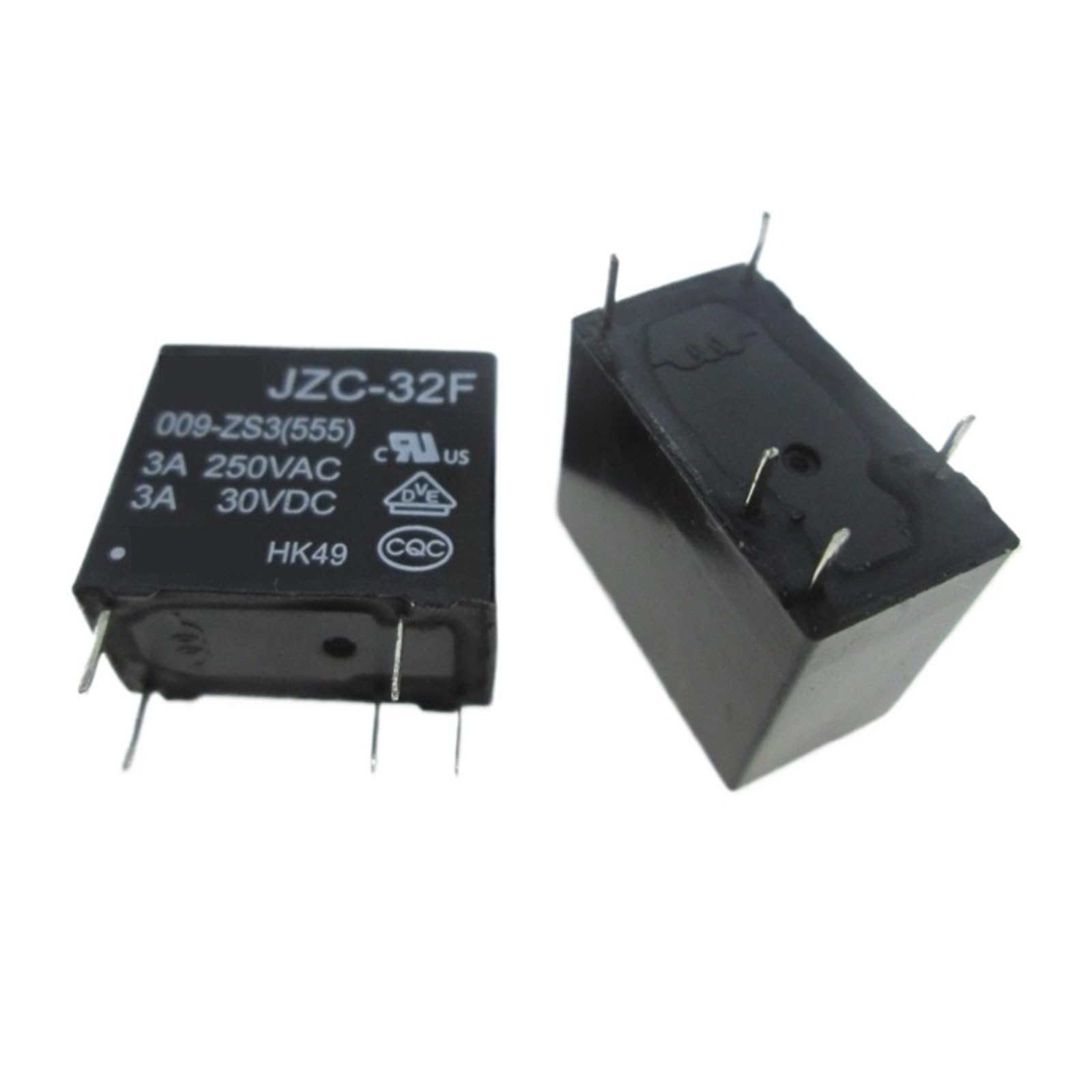 Relais 9V JZC-32F-009-ZS3 subminiature à 5 broches pour circuit imprimé