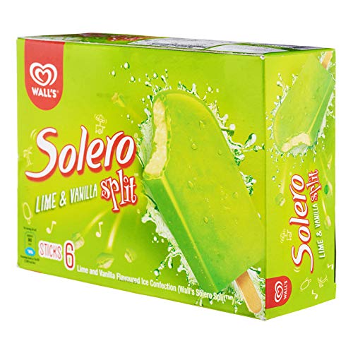 Solero Spilt Lime Multipack Ice Cream Stick - Frozen 6 x 64ml