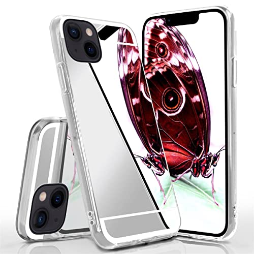 Coque silicone iPhone 13 moex argent avec protection des bords