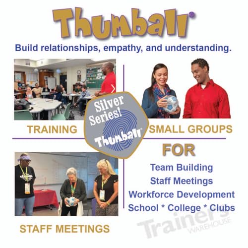 Image of Trainers Warehouse 6 inch Thumball Collection, 32 Prompts for Conversation, Team Building, Relationship and Training