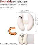 Letton Oreiller réglable Soft Enfants Jeune Siège de voiture Tête d'appui Sécurité Oreil de couchage Banana Forme Tête de cou Support