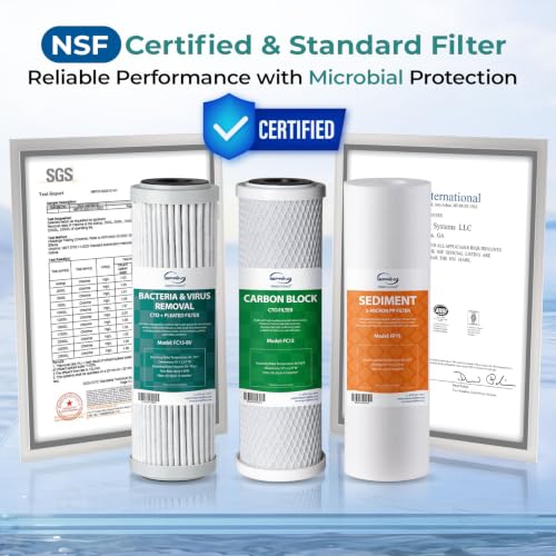Image of iSpring US31KF-BV 3-Stage Bacteria Removal Under-Sink Water Filter System