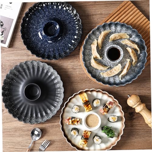 Plato de cerámica para sushi estilo japonés miniatura 6