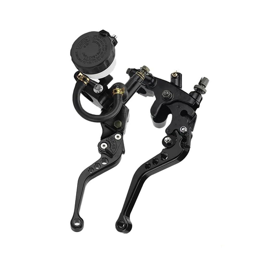 Yuegtik Motorcycle Universal 7/8" 22mm Brake Clutch Lever Hydraulic Master Cylinder for 250cc-500cc for Motorcyle Clutch Lever(Black)
