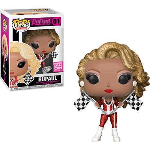 Funko RuPaul [Diamond Col] (RuPaul's Drag Con Exc) Pop Vinyl Figure & 1 Compatible Graphic Protector Bundle (34264 - B)