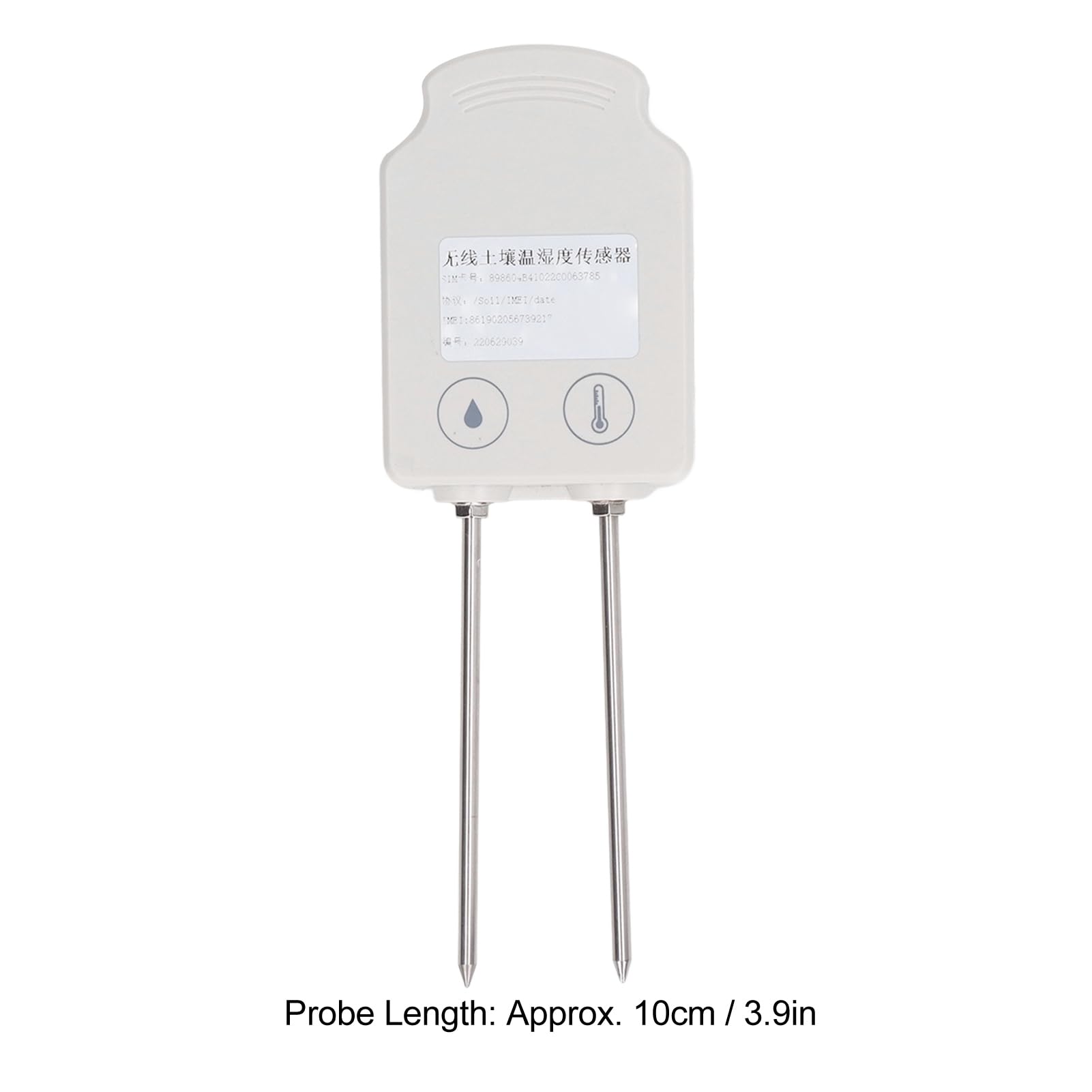 Sensore di umidità del terreno di rilevatore di temperatura wireless con son 10 cm per la serra e l'irrigazione del risparmio idrico