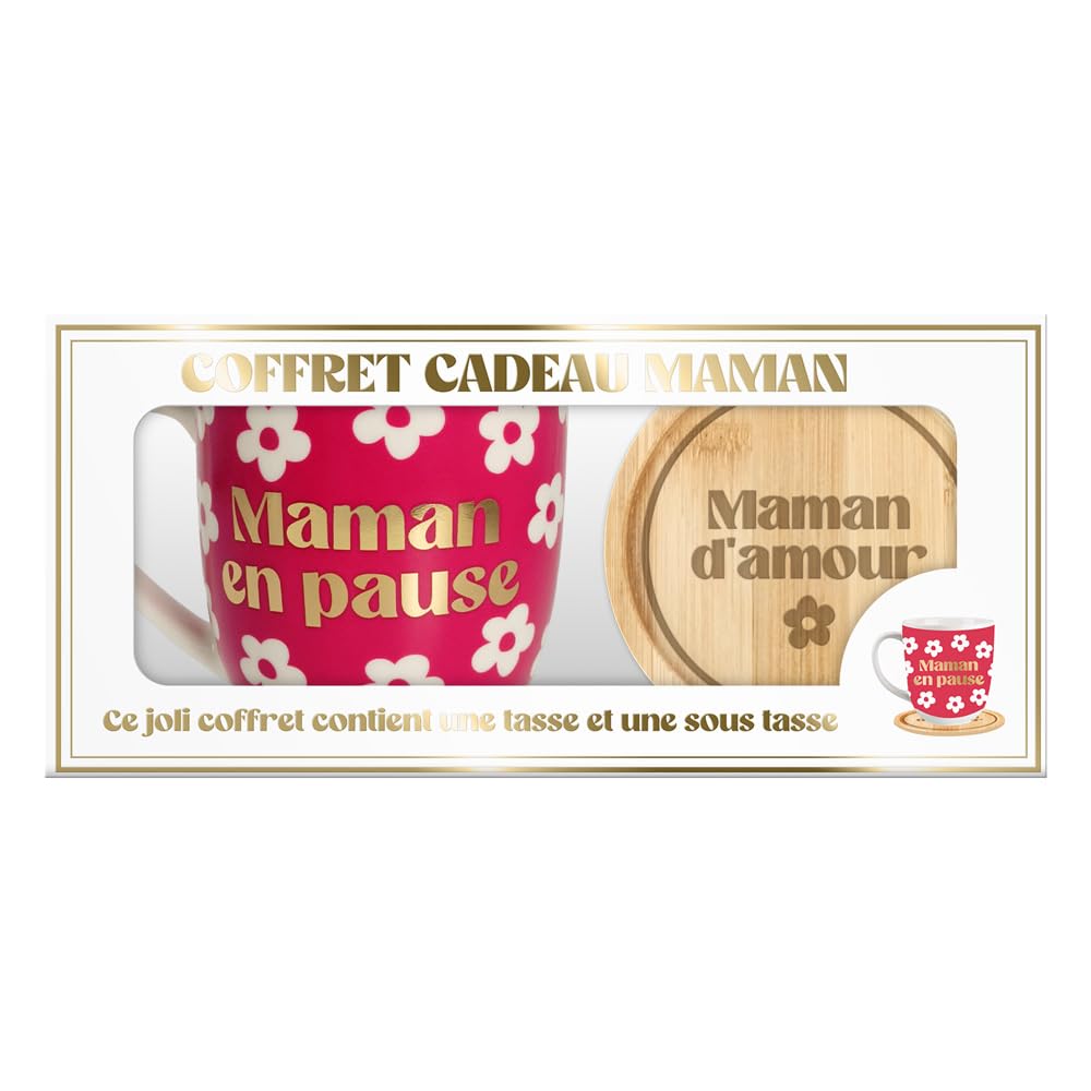 STC Coffret Cadeau Tasse Maman en Pause