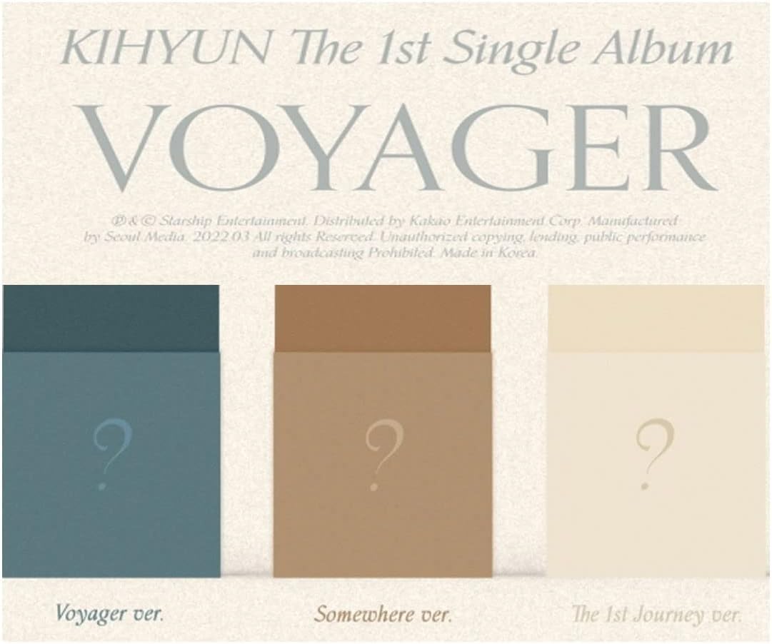 KIHYUN - VOYAGER 1ST SINGLE ALBUM [ SET VER.] 3Album