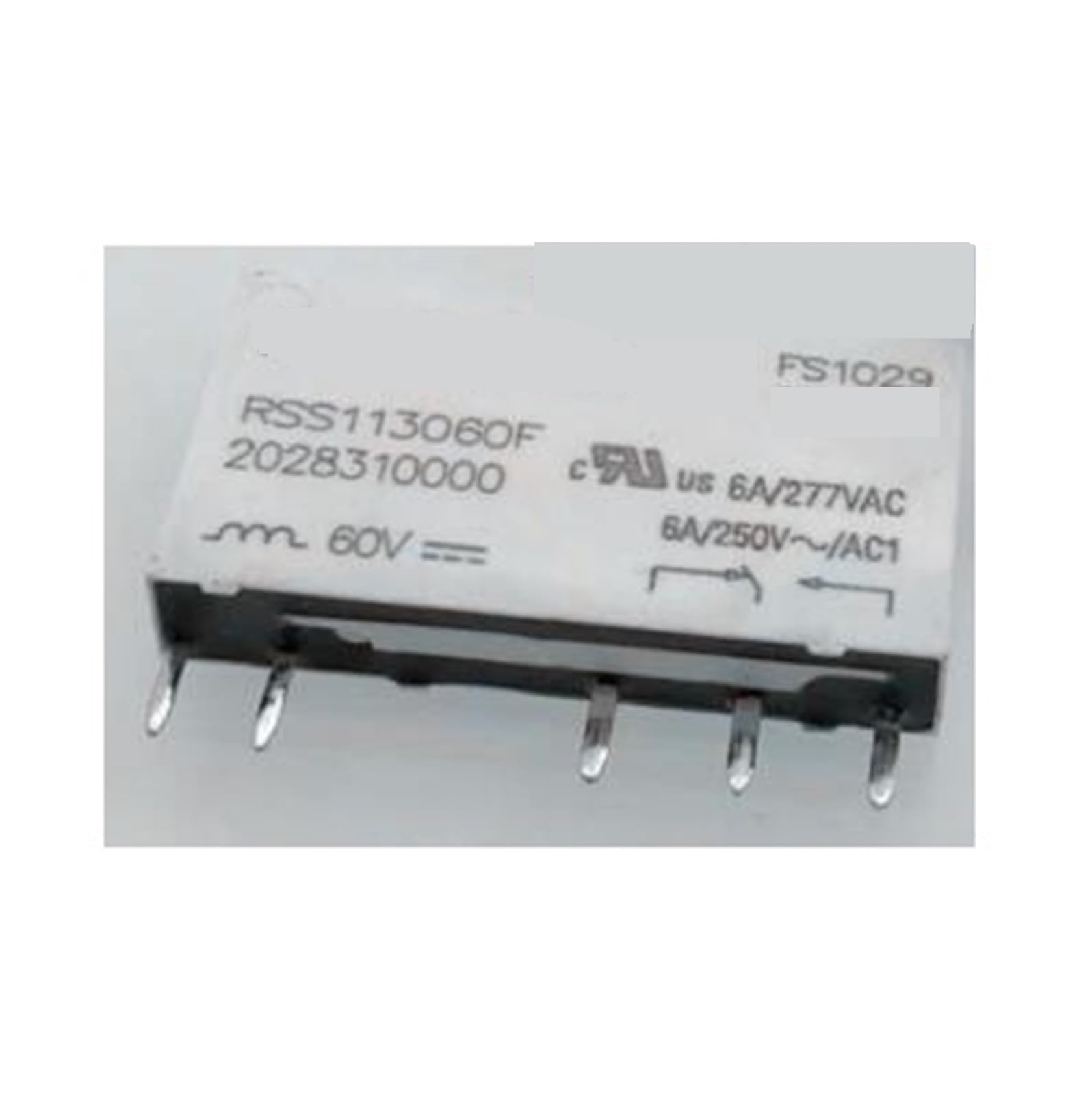 Relais 60V RSS113060F pour réparer carte électronique en panne 6A 5PIN