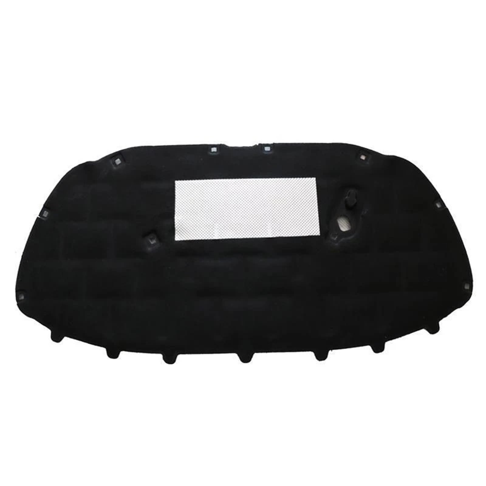Xexjhqq Silver Car Hood Engine Insulation Pad For Vw For Polo 2011-2019 Front Hood Engine Sound Insulation Pad Cotton Soundproof Cover Thermal Heat Insulation Pad Mat(Silver)