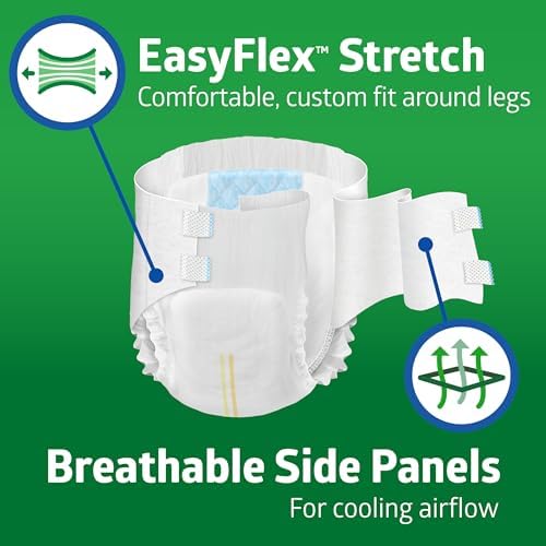 FitRight Bariatric Adult Incontinence Briefs with Tabs, Super Absorbent, 3XL, 65" to 84", 12 Count by FitRight - Image 4