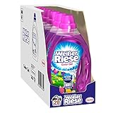 Weißer Riese Color Gel (120 (6 x 20) Waschladungen), Colorwaschmittel extra stark gegen Flecken, Flüssigwaschmittel für frische und saubere Wäsche in leuchtenden Farben