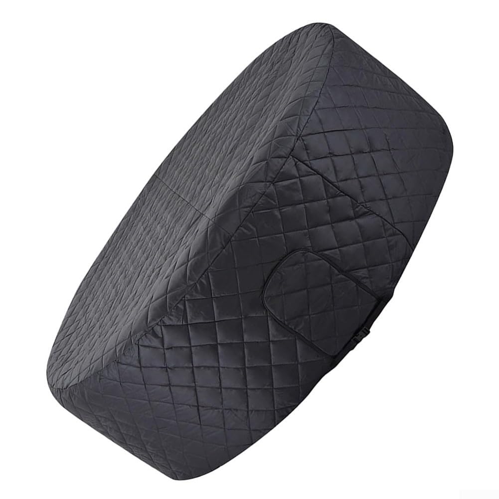 Housse de protection gonflable résistante aux intempéries avec isolation hivernale, protection ronde pour baignoire pour rétention de la chaleur, bouclier extérieur résistant au vent, 208 x 70 cm