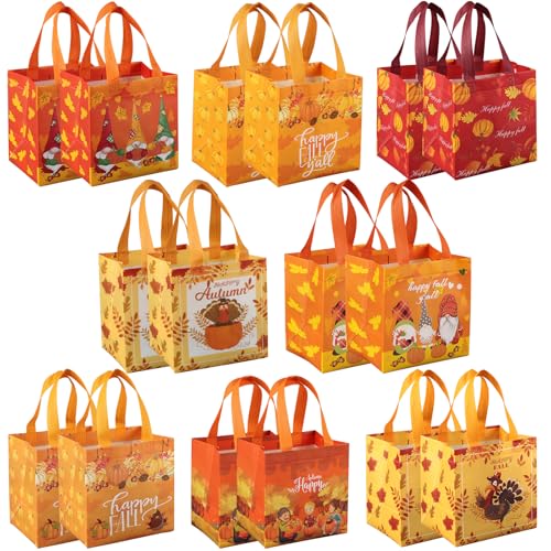Subacy 16 PCS Thanksgiving Day Gift Bags