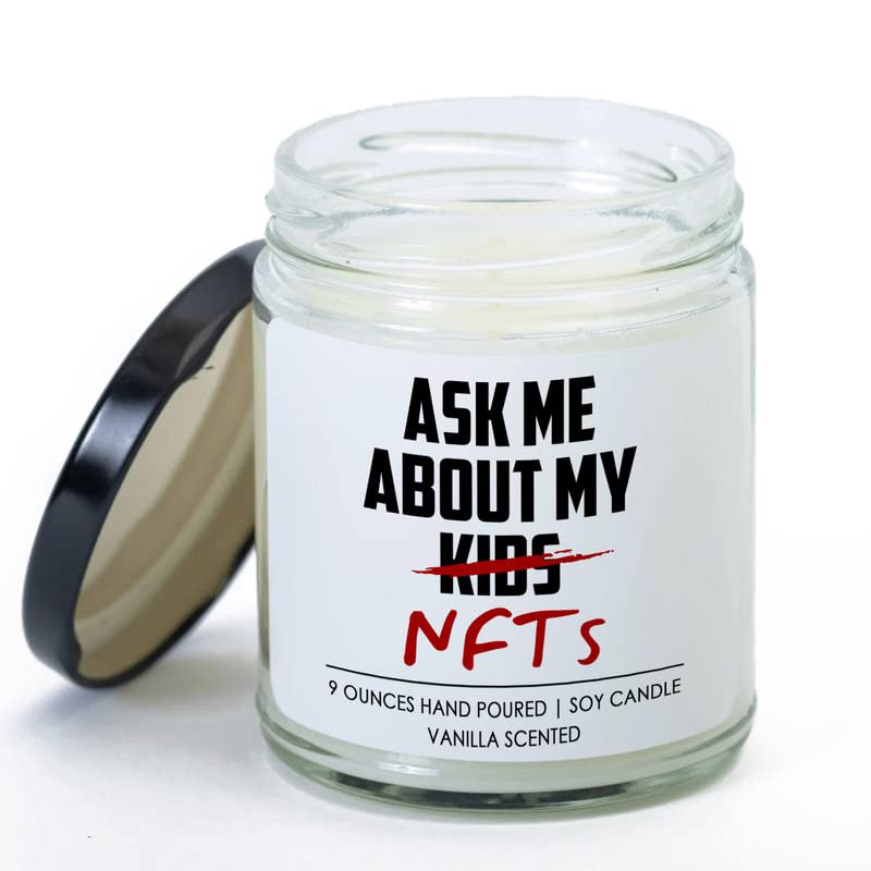 Cryptocurrency Vanilla Candle - Kids - Trader Bitcoin Miner Collector Investor Finance Bussinesman Boss Broker